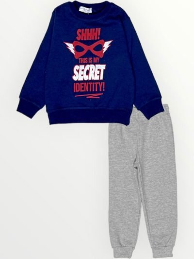 Σετ Φόρμας Action Sportswear Μαρίν/Γκρι Μελανζέ (12320046)