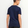 Μπλούζα Βαμβακερή Jack & Jones Μαρίν (12254186)