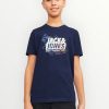Μπλούζα Βαμβακερή Jack & Jones Μαρίν (12254186)