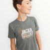 Μπλούζα Βαμβακερή Jack & Jones Λαδί (12254186)
