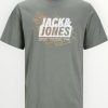 Μπλούζα Βαμβακερή Jack & Jones Λαδί (12254186)