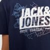 Μπλούζα Βαμβακερή Jack & Jones Μαρίν (12254186)