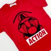 Σετ Βερμούδα Action Sportswear Κόκκινο/Μαύρο (22420008)