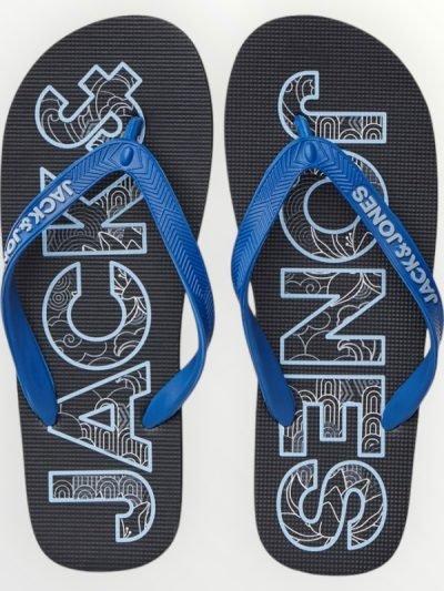 Jack & Jones Σαγιονάρες Flip Flops Ανθρακί/Μαρίν (12236507)