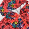 Σετ Παντελόνι Action Sportswear Κοραλί Εμπριμέ/Μαύρο (22430009)