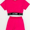 Σετ Σορτς Action Sportswear Φουξ (22430102)