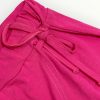 Σετ Σορτς Action Sportswear Φουξ Ριγέ/Φουξ (22430106)