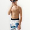 Μαγιό Βερμούδα Energiers Λευκό Εμπριμέ (33-224001-8)