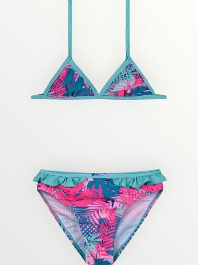 Μαγιό Bikini Energiers Τυρκουάζ Εμπριμέ (36-224208-8)