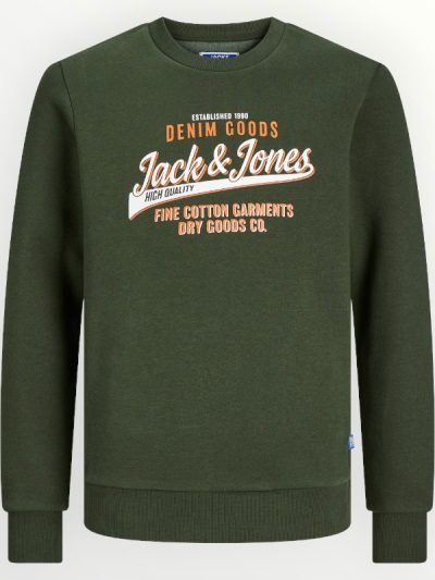 Μπλούζα Φούτερ Jack & Jones Σκούρο Πράσινο (12258840)