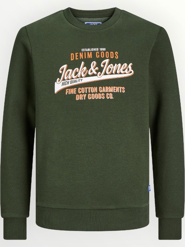 Μπλούζα Φούτερ Jack & Jones Σκούρο Πράσινο (12258840)