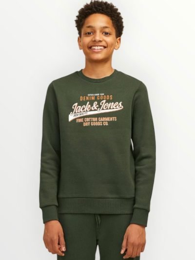 Μπλούζα Φούτερ Jack & Jones Σκούρο Πράσινο (12258840)