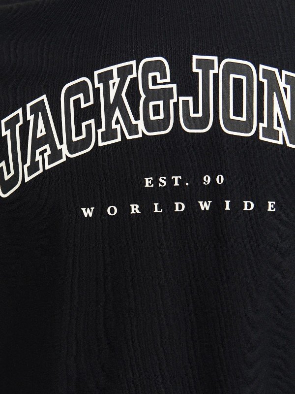 Μπλούζα Βαμβακερή Jack & Jones Μαύρο (12258928)