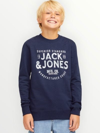 Μπλούζα Φούτερ Αχνούδιαστη Jack & Jones Μαρίν (12259862)