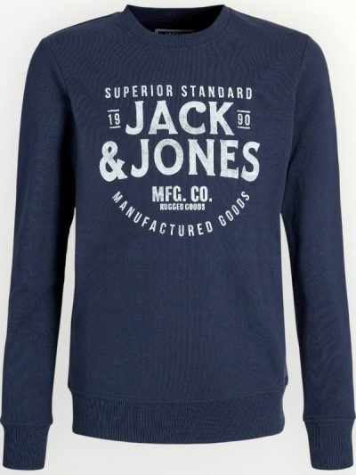 Μπλούζα Φούτερ Αχνούδιαστη Jack & Jones Μαρίν (12259862)
