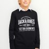 Μπλούζα Φούτερ Αχνούδιαστη Jack & Jones Μαύρο (12259862)