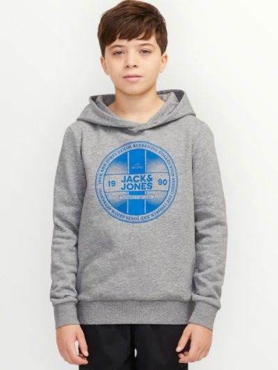 Μπλούζα Φούτερ Jack & Jones Γκρι Μελανζέ (12259879)