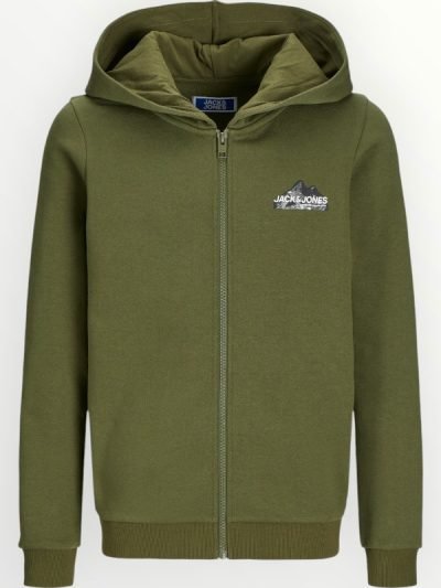 Ζακέτα Φούτερ Jack & Jones Χακί (12263377)