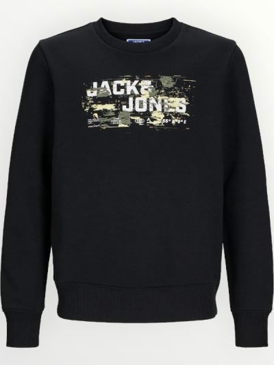 Μπλούζα Φούτερ Jack & Jones Μαύρο (12263379)