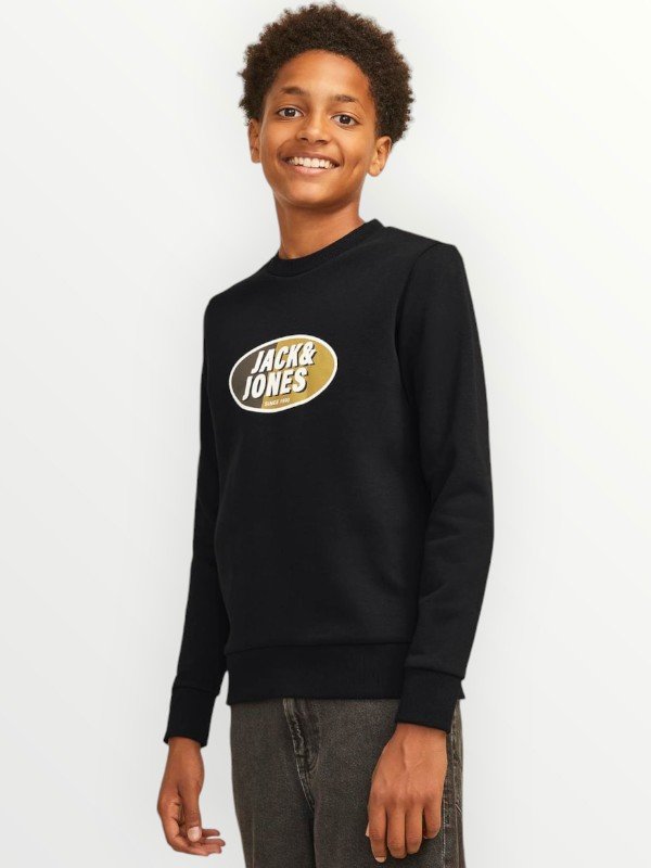 Μπλούζα Φούτερ Jack & Jones Μαύρο (12267667)