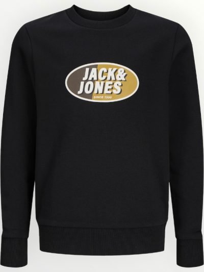Μπλούζα Φούτερ Jack & Jones Μαύρο (12267667)