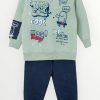 Σετ Φόρμας Αχνούδιαστο Frenzy Φυστικί/Μαρίν (72425467)