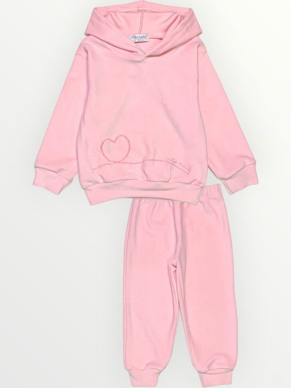 Σετ Φόρμας Βελούδο Action Sportswear Ροζ (12440045)