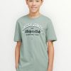 Μπλούζα Βαμβακερή Jack & Jones Iceberg Green (12258876)