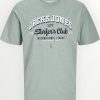 Μπλούζα Βαμβακερή Jack & Jones Iceberg Green (12258876)