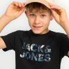 Μπλούζα Βαμβακερή Jack & Jones Μαύρο (12268854)