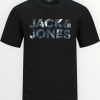 Μπλούζα Βαμβακερή Jack & Jones Μαύρο (12268854)