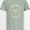 Μπλούζα Βαμβακερή Jack & Jones Iceberg Green (12270001)