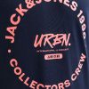 Μπλούζα Βαμβακερή Jack & Jones Μαρίν (12270001)