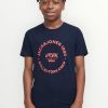 Μπλούζα Βαμβακερή Jack & Jones Μαρίν (12270001)
