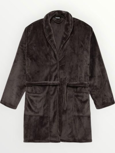 Ανδρική Ρόμπα Φλις Μινέρβα Γκρι Carbon (96-71212)