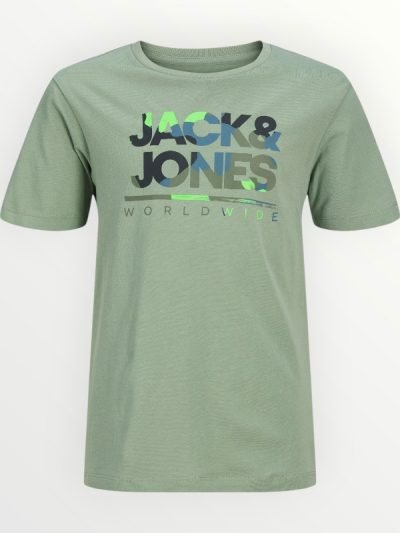 Μπλούζα Βαμβακερή Jack & Jones Iceberg Green (12259479)