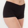 Σλιπ Μινέρβα Βαμβακερό Γυναικείο Invisible Boxer Μαύρο (90-81357) - Σετ 2 Τεμαχίων