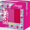 Σλιπάκια Sloggi GO Crush Short C3P Φουξ/Κόκκινο/Εμπριμέ (10219652-M020) - Σετ 3 Τεμαχίων