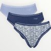 Σλιπάκια Sloggi GO Crush High leg C3P Μαρίν/Σιέλ/Εμπριμέ (10219672-V003) - Σετ 3 Τεμαχίων