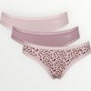 Σλιπάκια Sloggi GO Crush Mini C3P Μπεζ/Μόκα/Animal (10219685-V001) - Σετ 3 Τεμαχίων