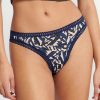 Σλιπάκια Sloggi GO Crush String C3P Μπλε/Μαύρο/Εμπριμέ (10219686-M008) - Σετ 3 Τεμαχίων