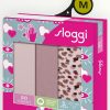 Σλιπάκια Sloggi GO Crush String C3P Μπεζ/Μόκα/Animal (10219686-V001) - Σετ 3 Τεμαχίων