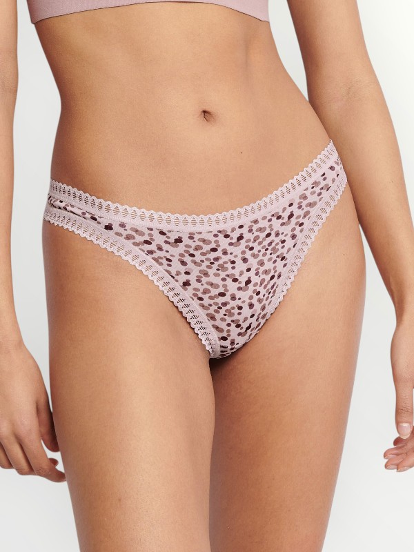 Σλιπάκια Sloggi GO Crush String C3P Μπεζ/Μόκα/Animal (10219686-V001) - Σετ 3 Τεμαχίων