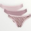 Σλιπάκια Sloggi GO Crush String C3P Μπεζ/Μόκα/Animal (10219686-V001) - Σετ 3 Τεμαχίων