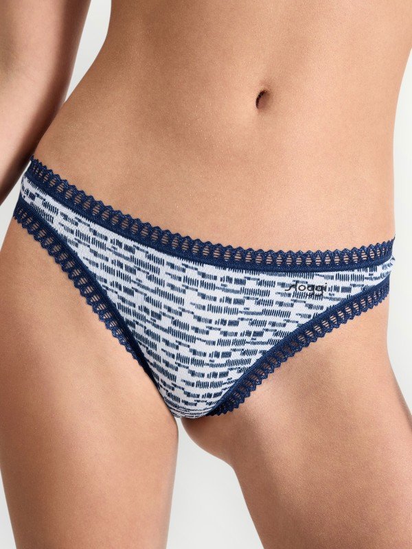 Σλιπάκια Sloggi GO Crush String C3P Μαρίν/Σιέλ/Εμπριμέ (10219704-V003) - Σετ 3 Τεμαχίων