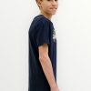 Μπλούζα Βαμβακερή Jack & Jones Μαρίν (12269916)