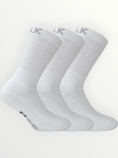 Walk V9900 Αθλητικές Κάλτσες Ενισχυμένες Λευκό 3 Ζεύγη