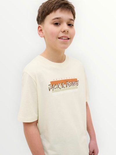 Μπλούζα Βαμβακερή Jack & Jones Antique White (12278350)