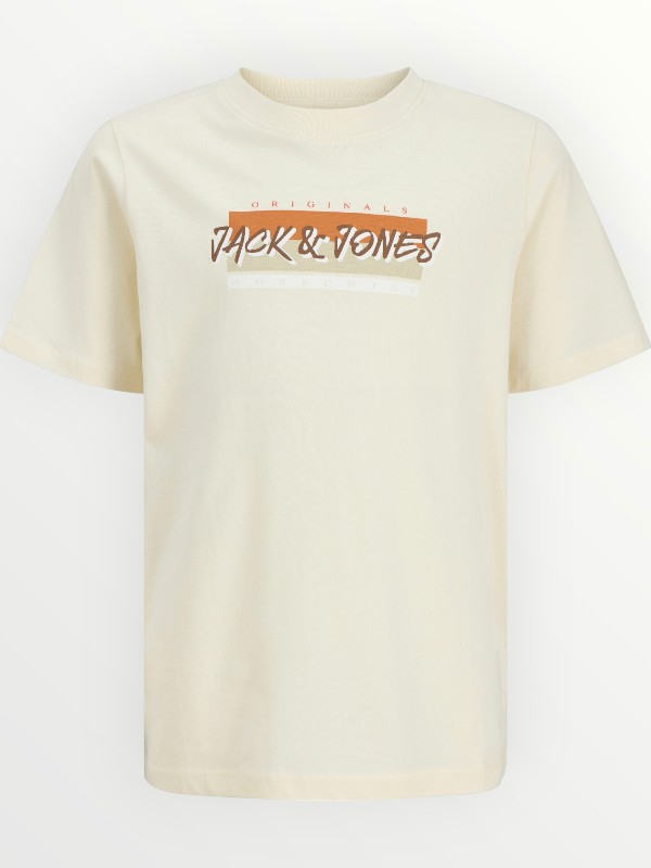 Μπλούζα Βαμβακερή Jack & Jones Antique White (12278350)