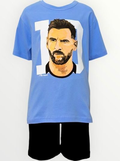 Σετ Βερμούδα Action Sportswear Σιέλ/Μαύρο (22510005)